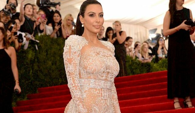 Kim Kardashian in a Semi Sheer Dress! free nude pictures