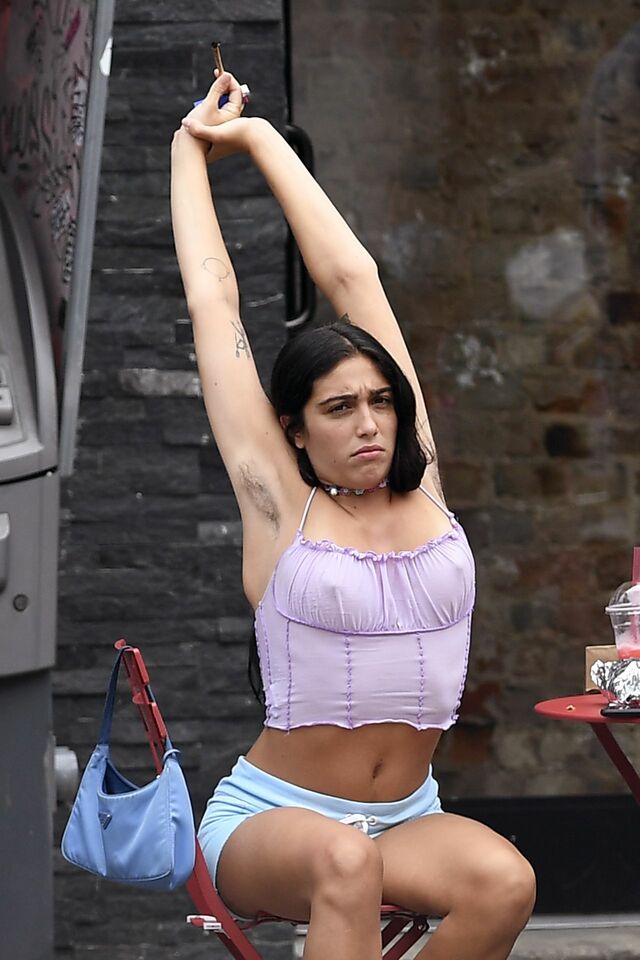 Lourdes Leon Smokes Pot and Shows Nipple  free nude pictures