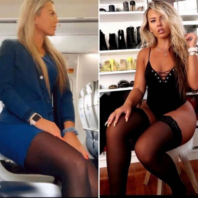 Sexy Stewardesses With And Without Their Uniform free nude pictures