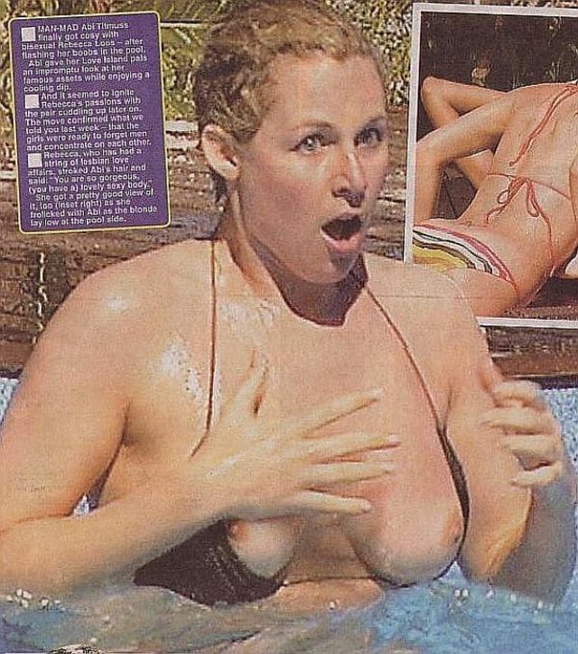 Abi Titmuss Breast’s Leap Out of Bikini Top free nude pictures