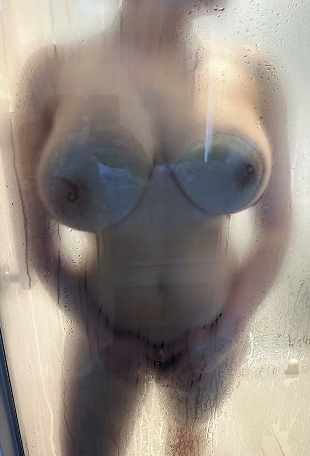 Our hotel room has a fun window into the shower free nude pictures