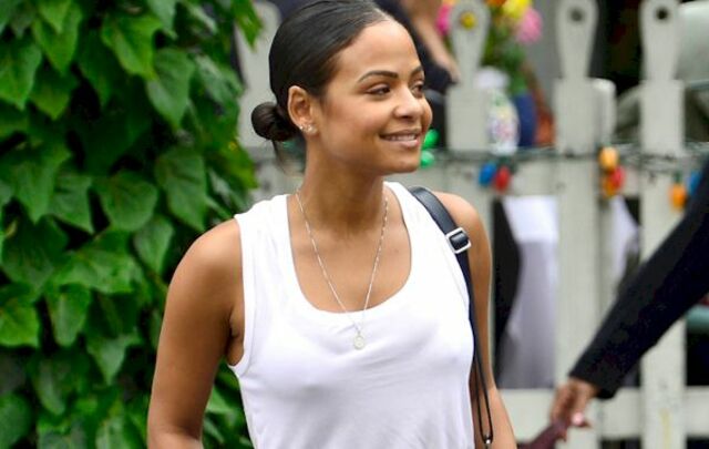 Christina Milian Pokies in White! free nude pictures